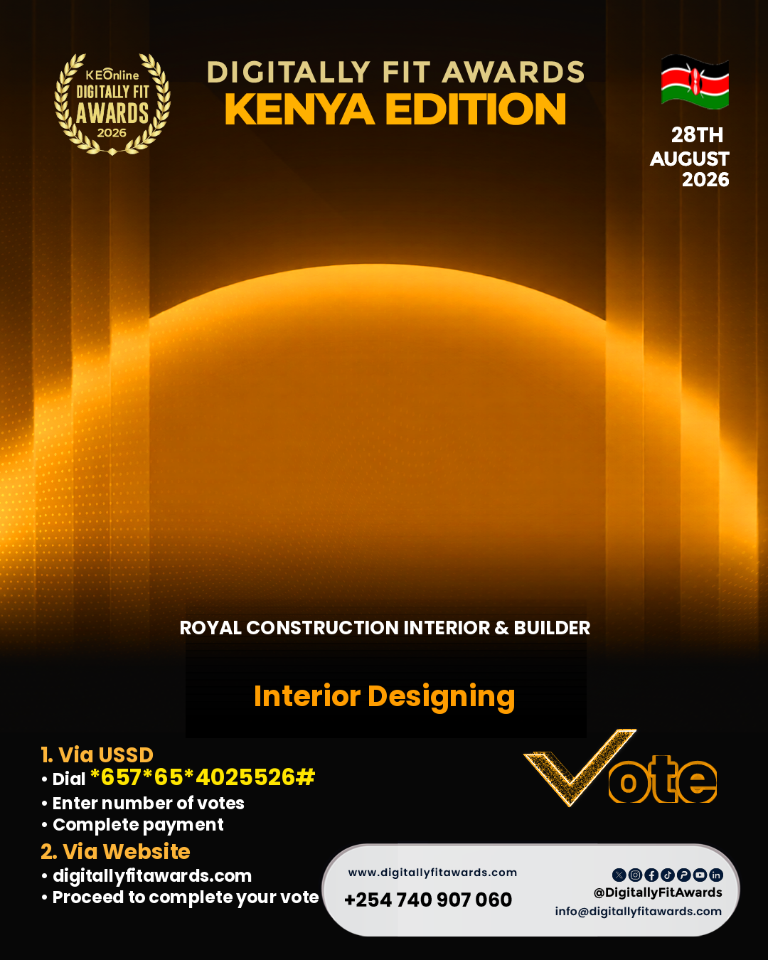 Royal construction interior & builder poster