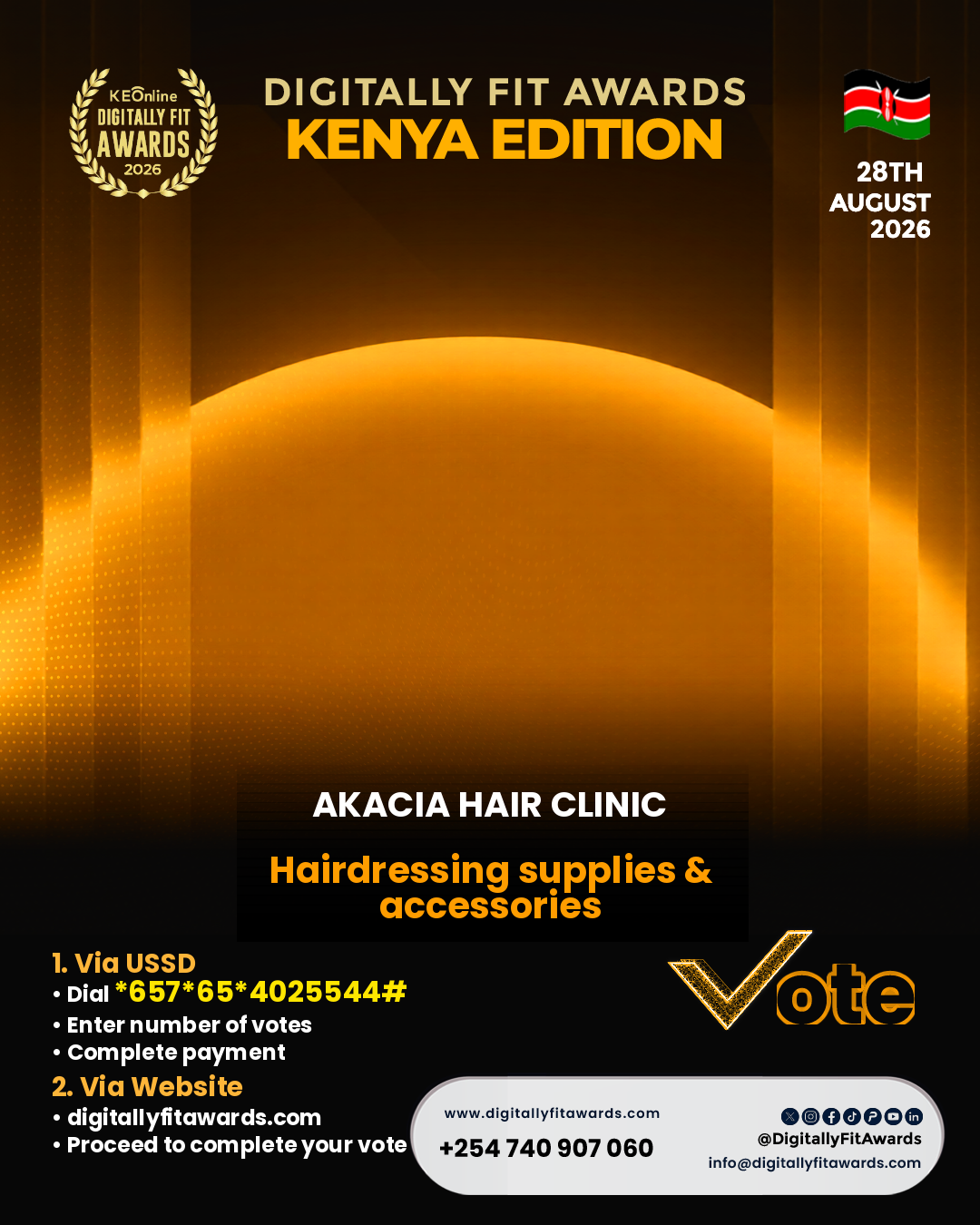 AKACIA HAIR CLINIC poster