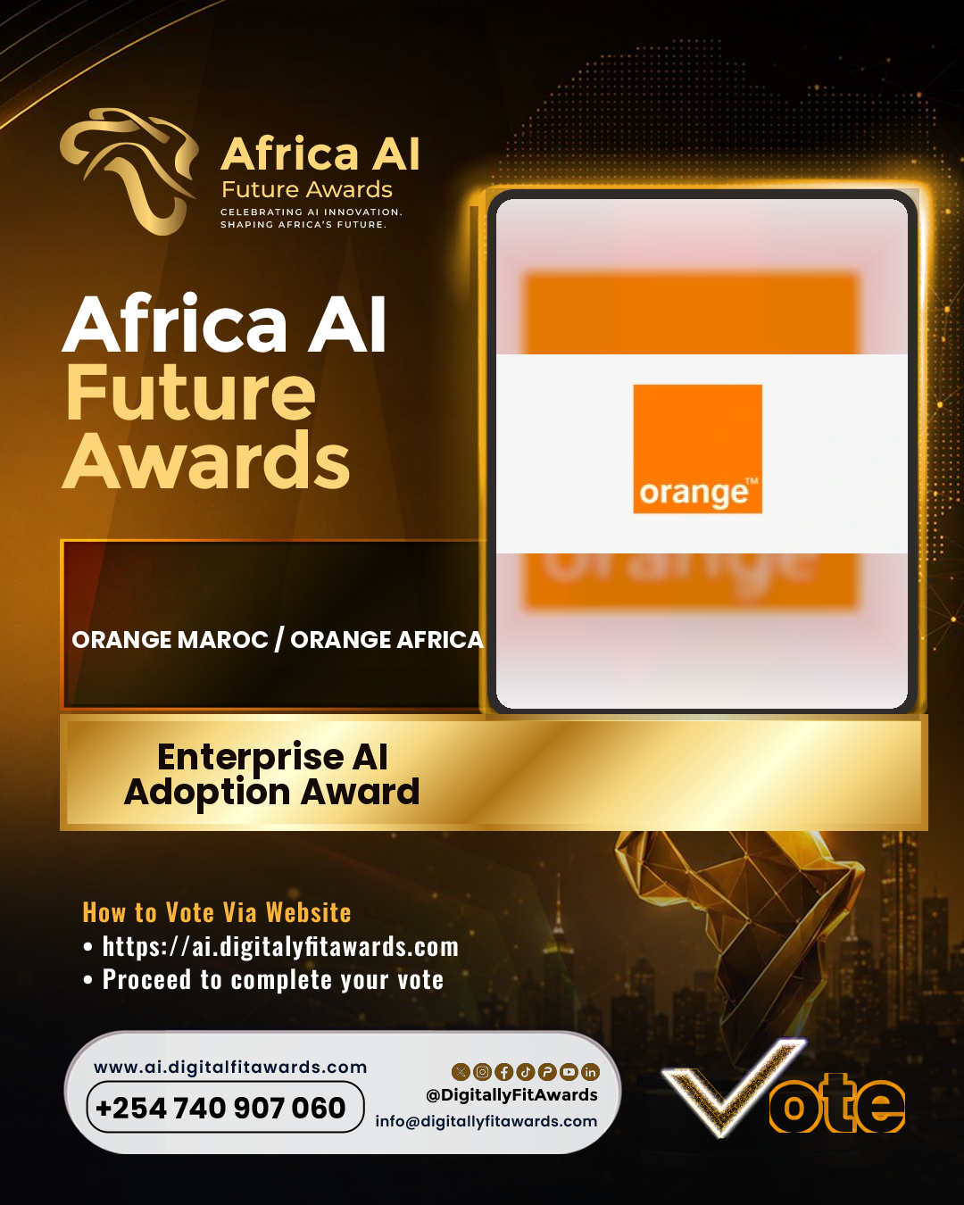 Orange Maroc / Orange Africa poster