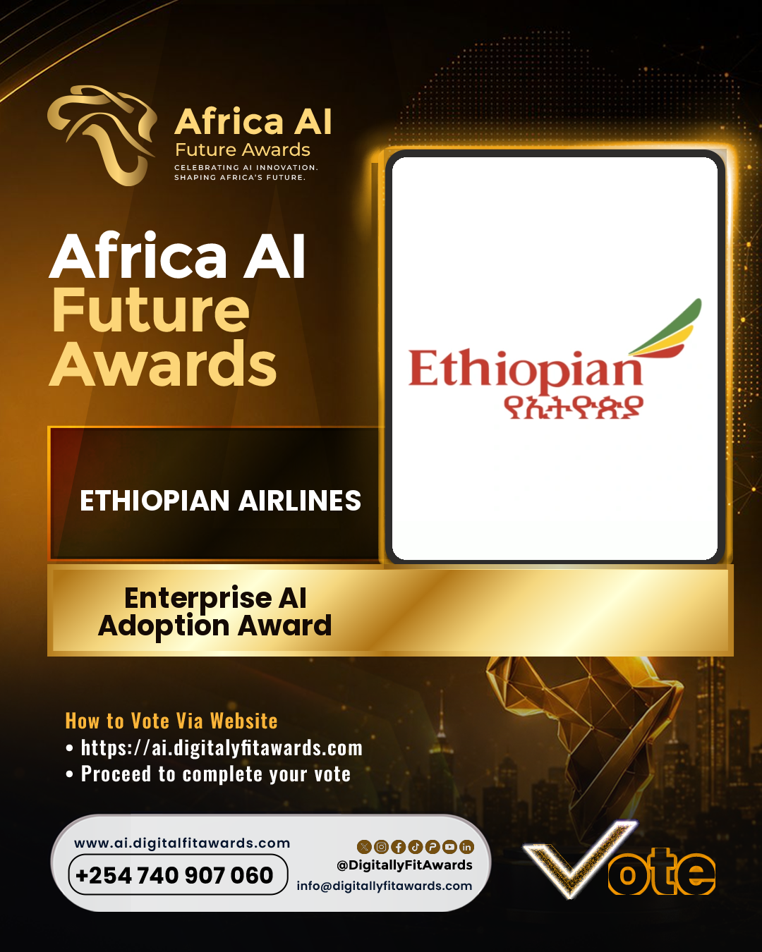Ethiopian Airlines poster