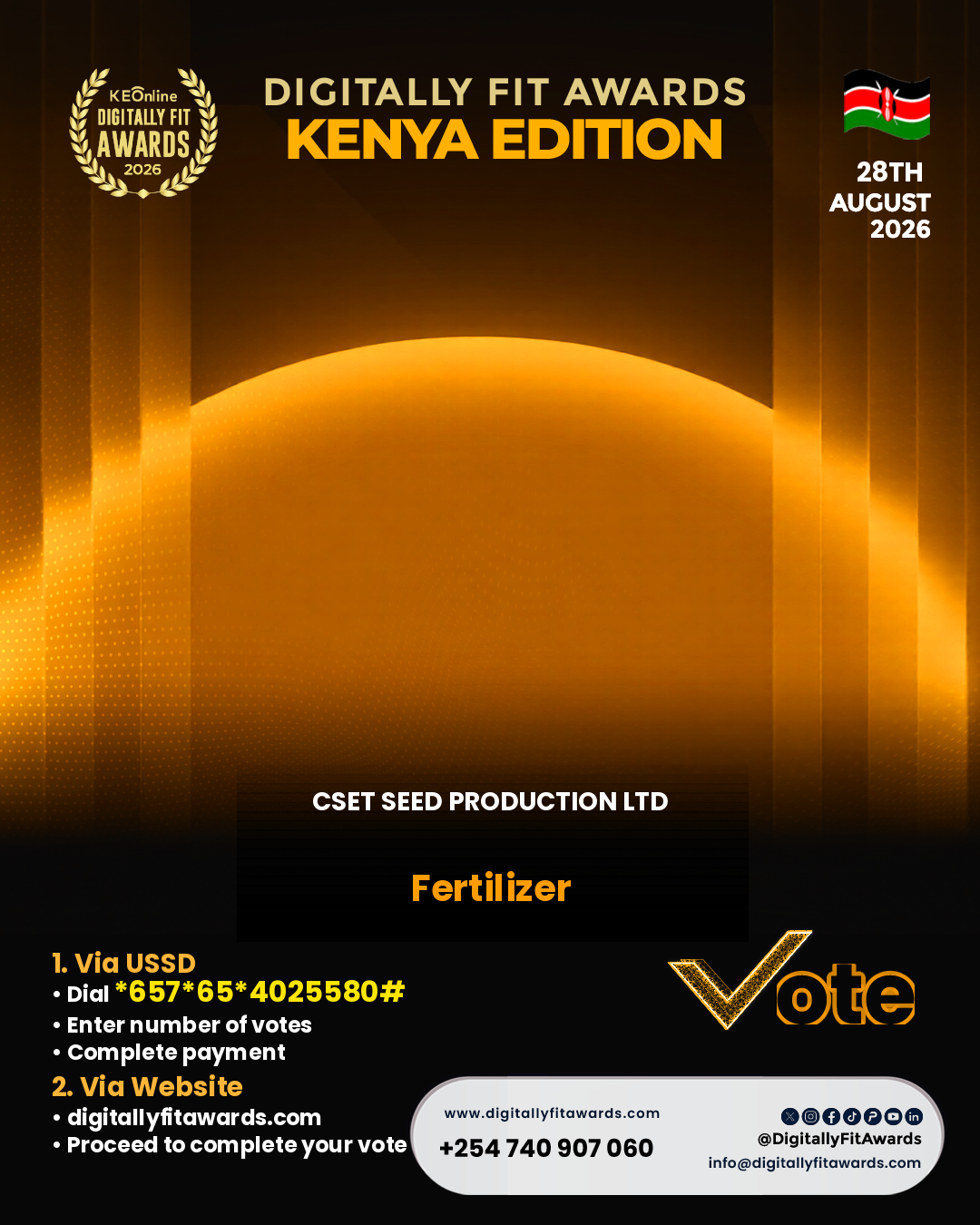 CSET Seed Production Ltd poster