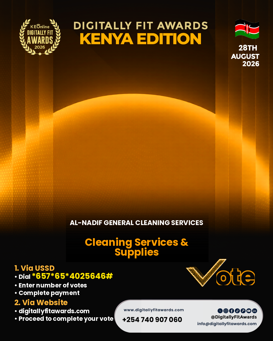 Al-Nadif General Cleaning Services poster