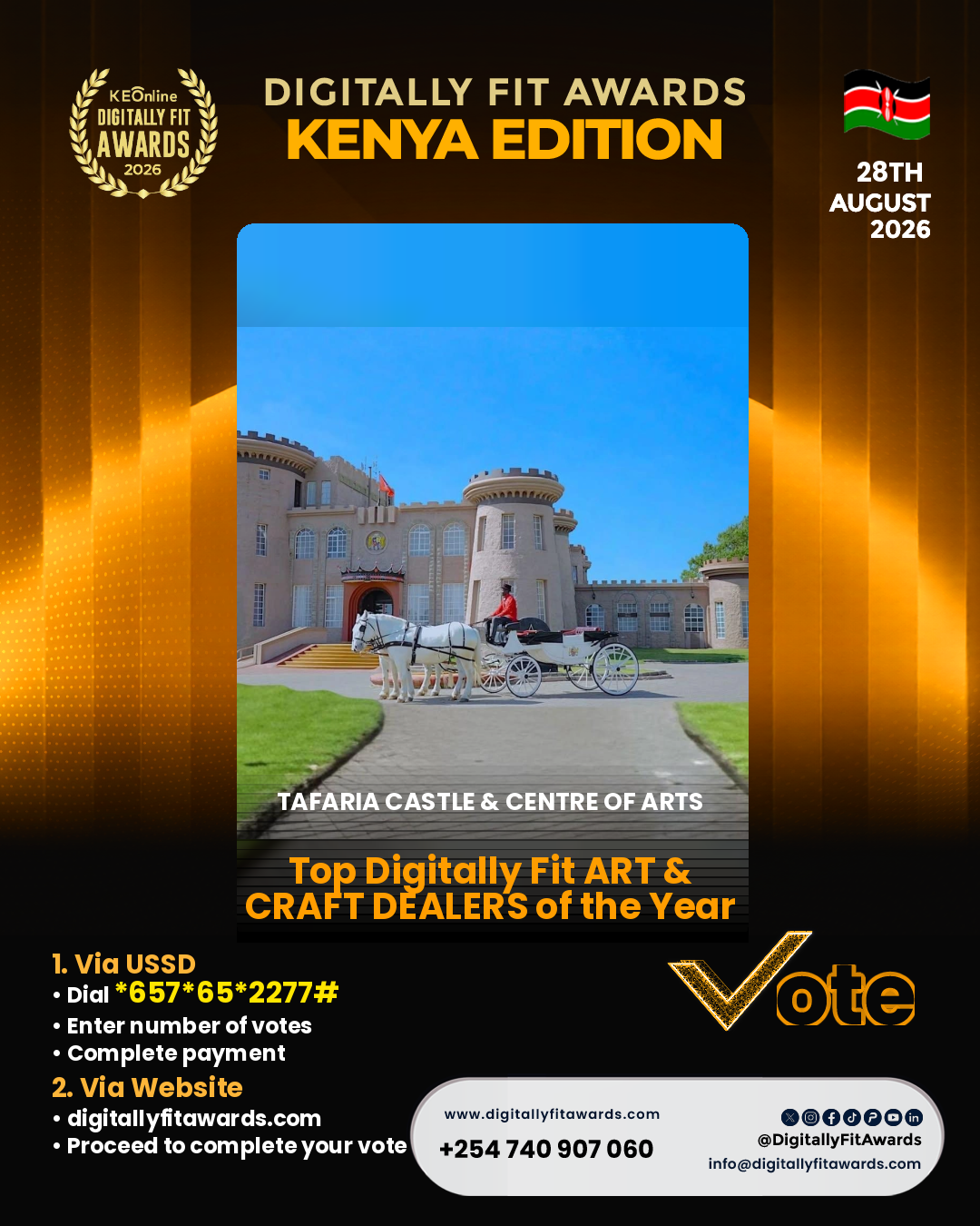 Tafaria castle & centre of arts poster