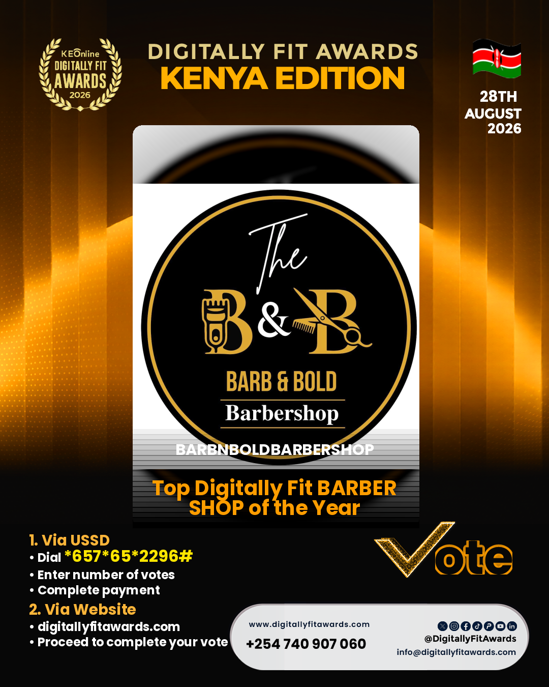 BarbnBoldBarbershop poster