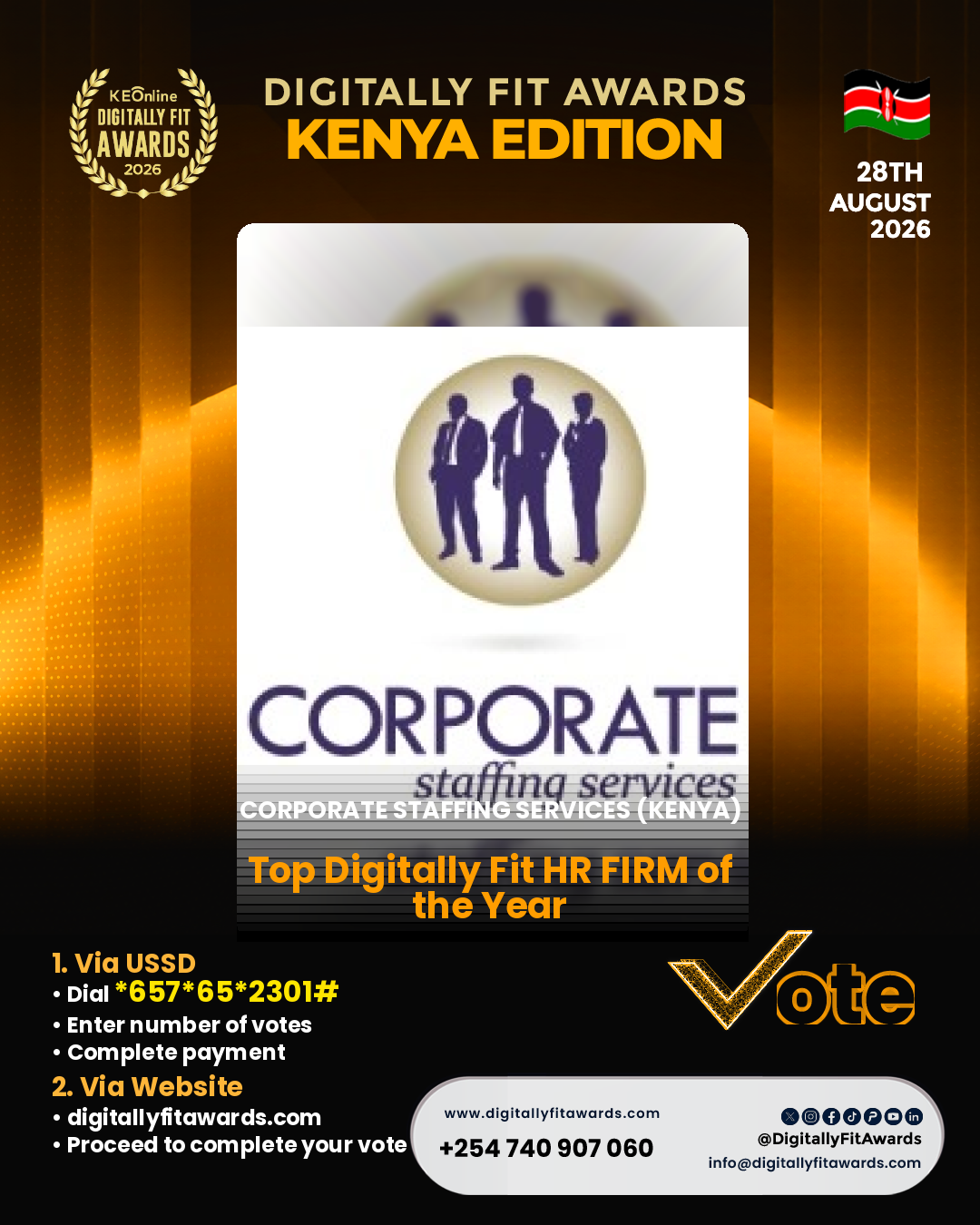 Corporate Staffing Services (Kenya) poster