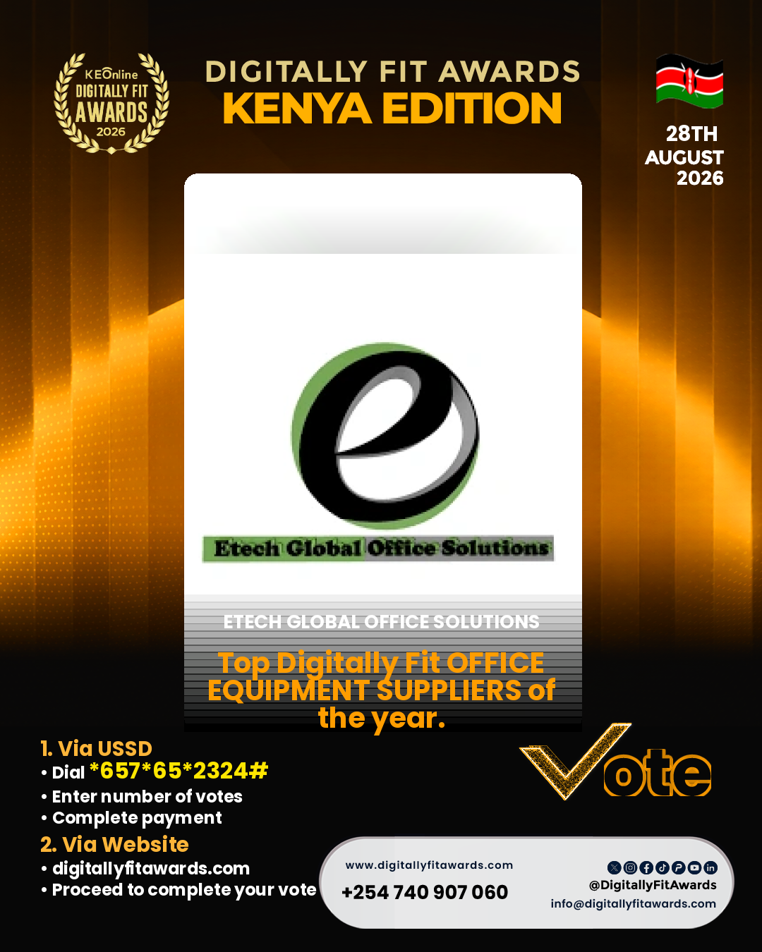 Etech Global Office Solutions poster