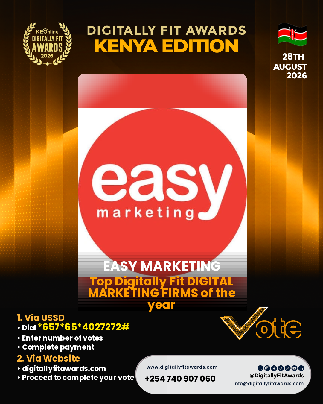 Easy marketing poster