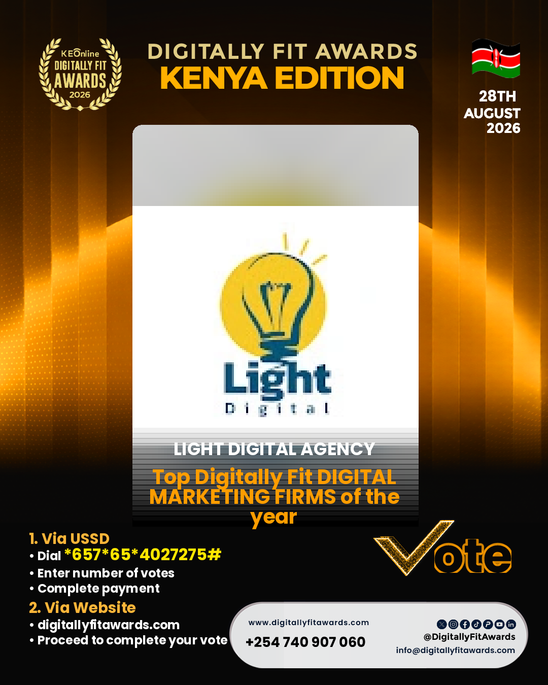 Light Digital Agency poster