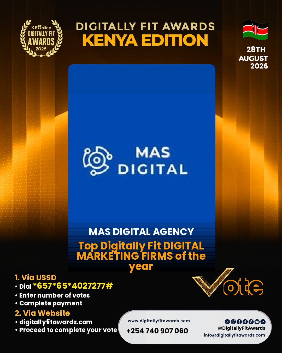 MAS Digital Agency poster