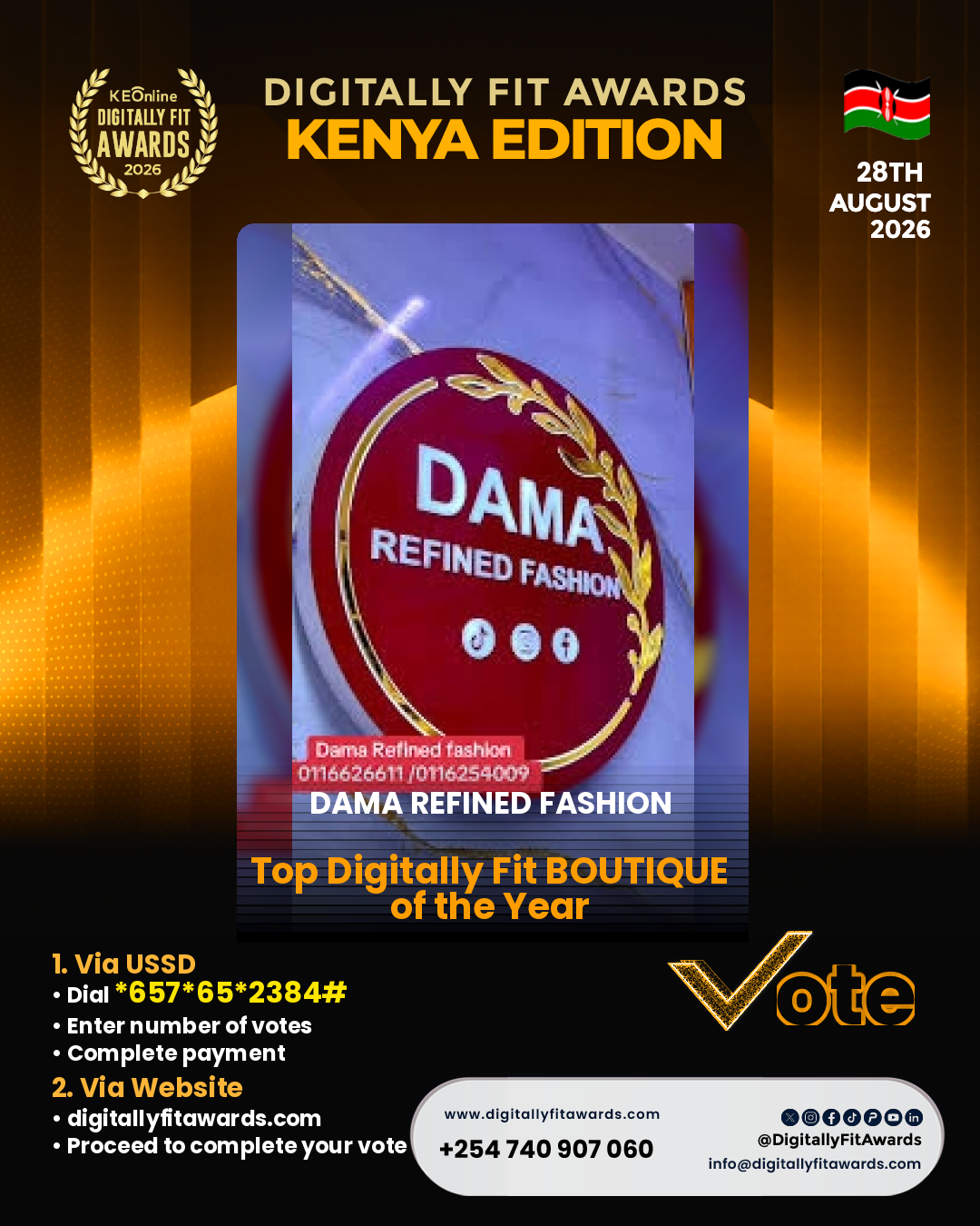 Dama Refined Fashion poster
