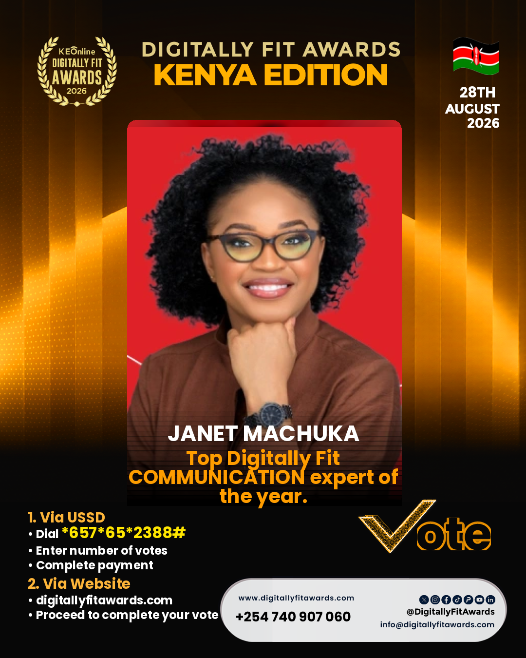 Janet Machuka poster