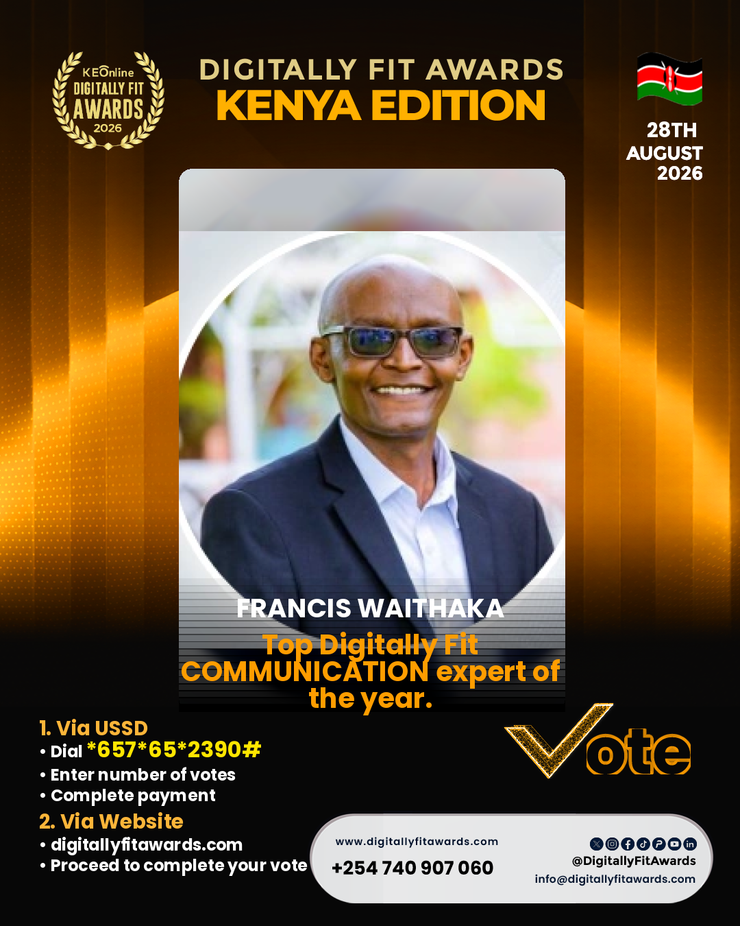 Francis Waithaka poster