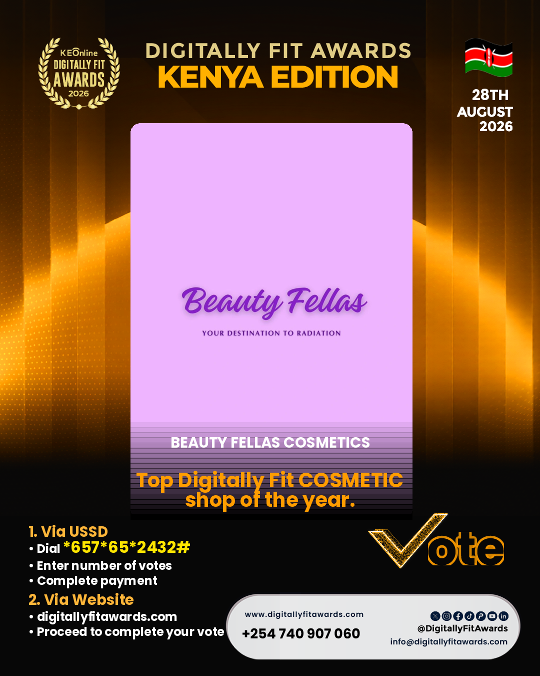 Beauty Fellas Cosmetics poster