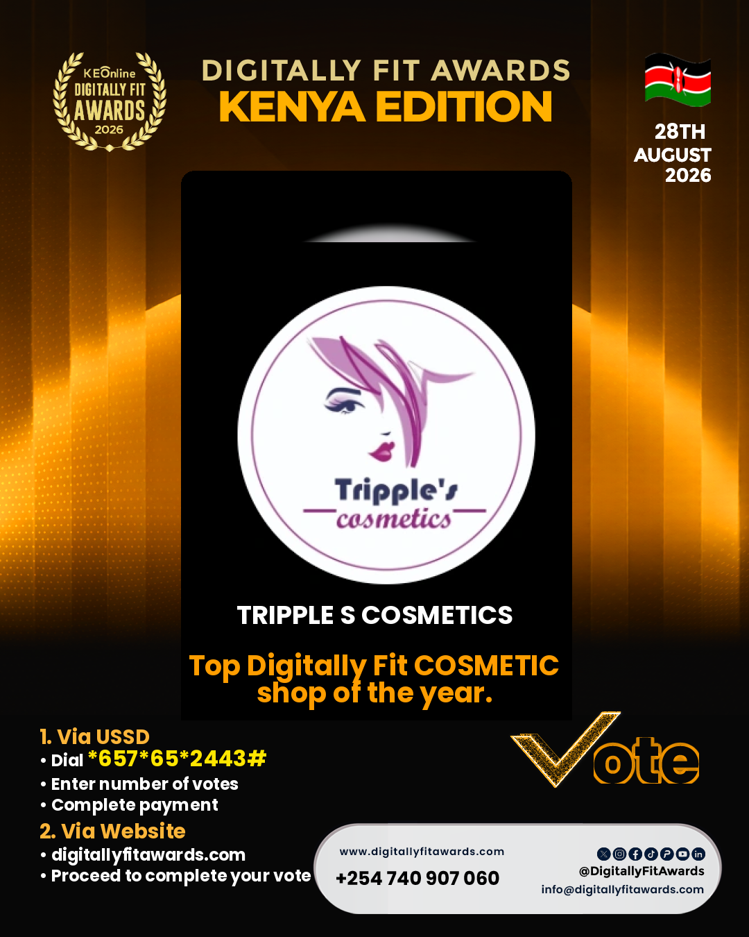 TRIPPLE S COSMETICS poster