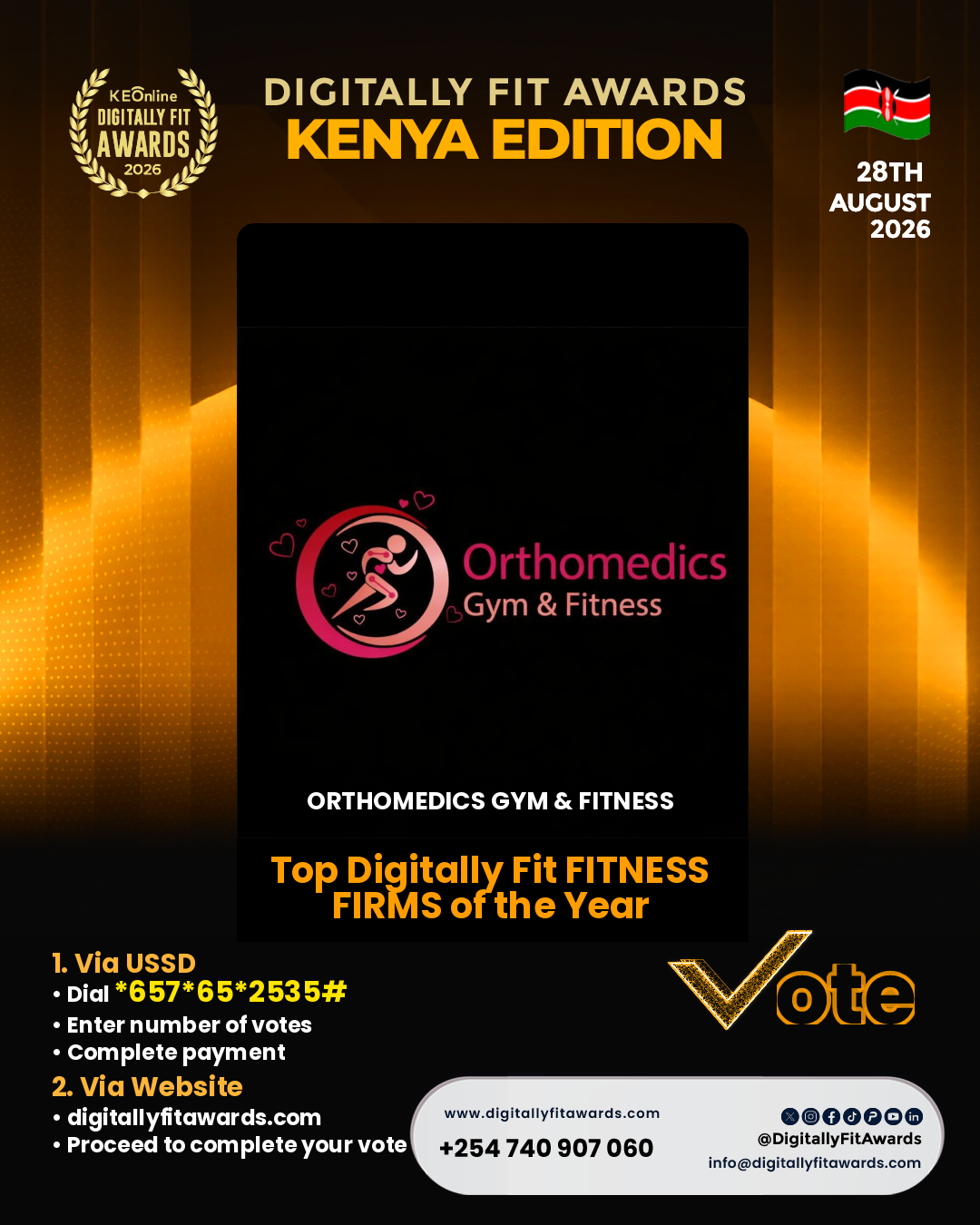 Orthomedics Gym & Fitness poster