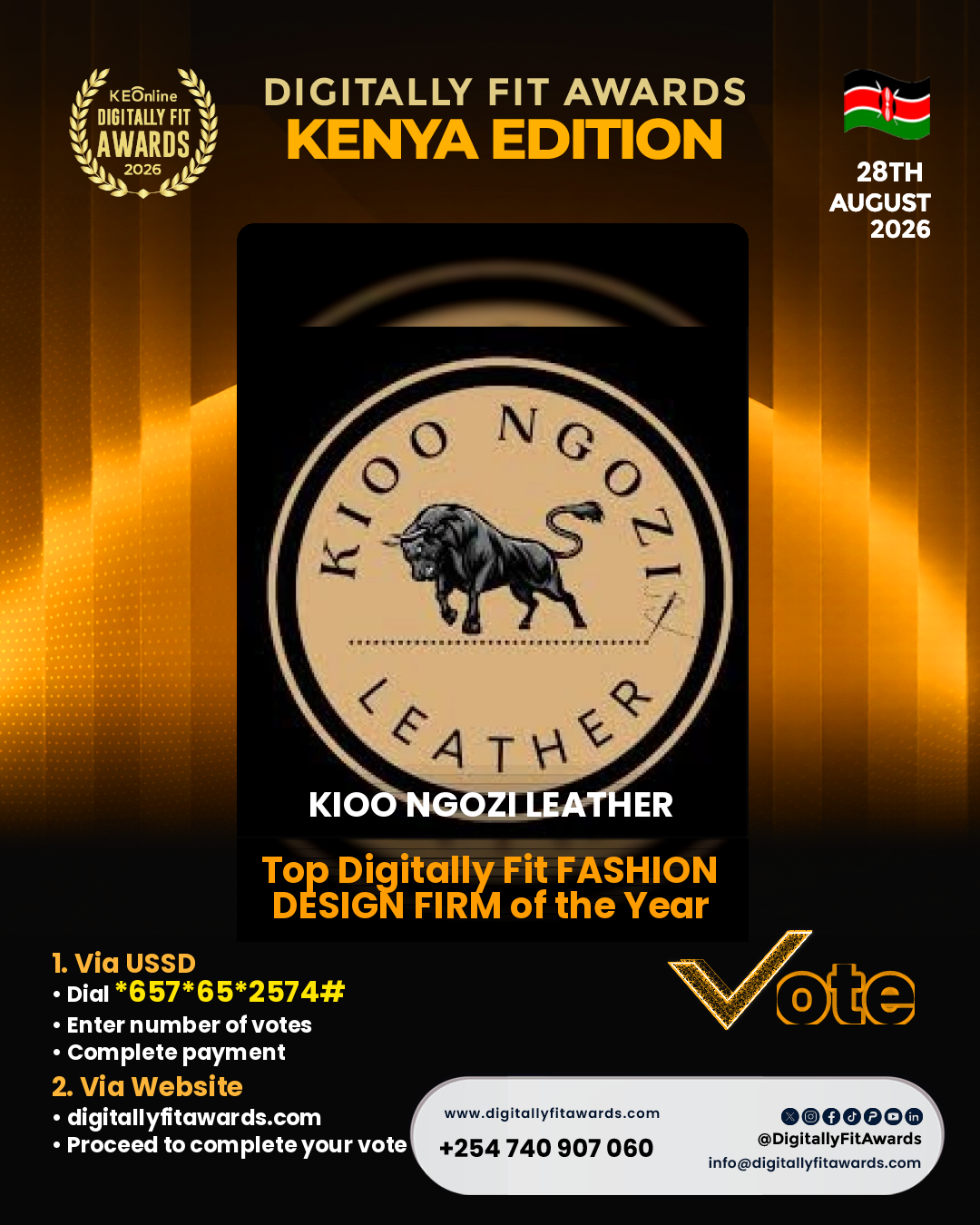 Kioo Ngozi Leather poster