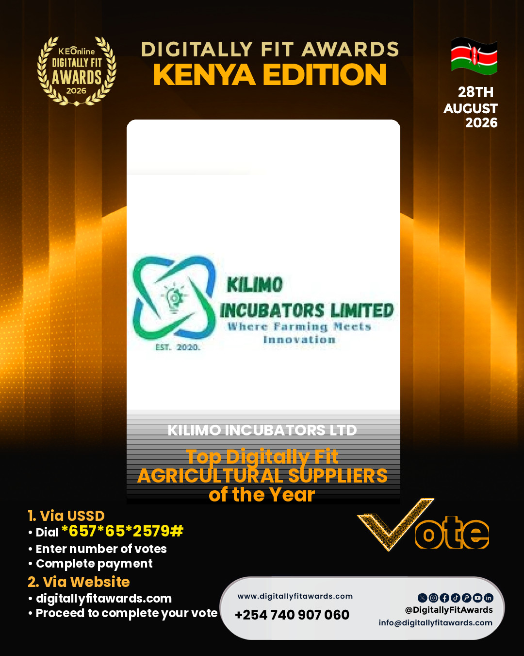 Kilimo Incubators LTD poster