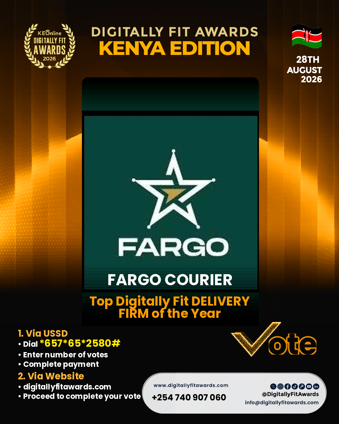 Fargo Courier poster