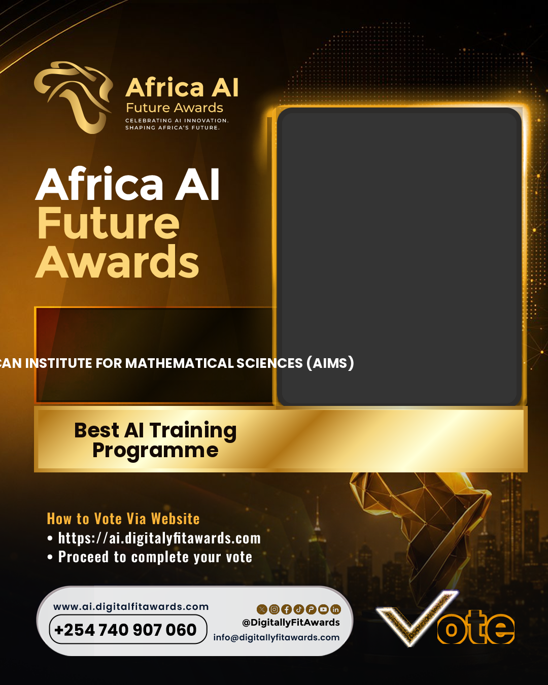 African Institute for Mathematical Sciences (AIMS) poster