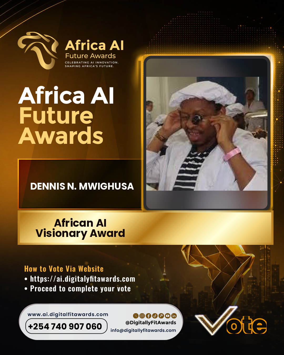 Dennis N. Mwighusa poster