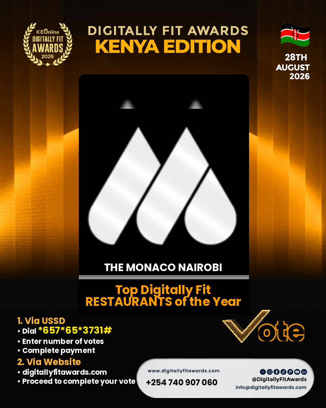 The Monaco Nairobi poster