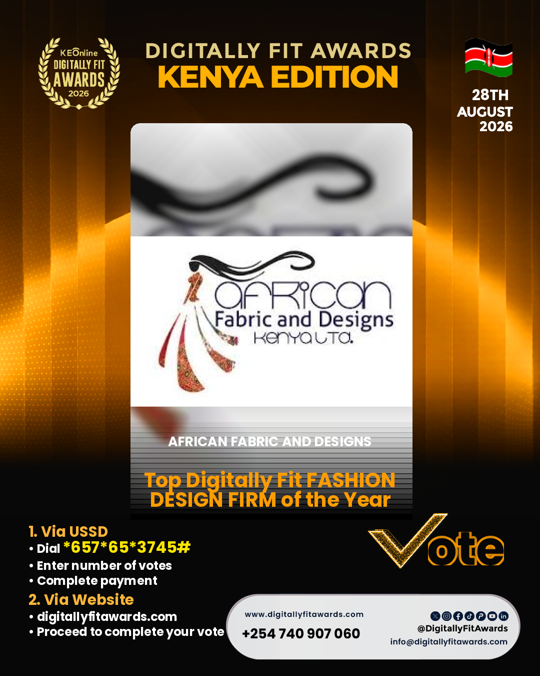 African Fabric and Designs poster