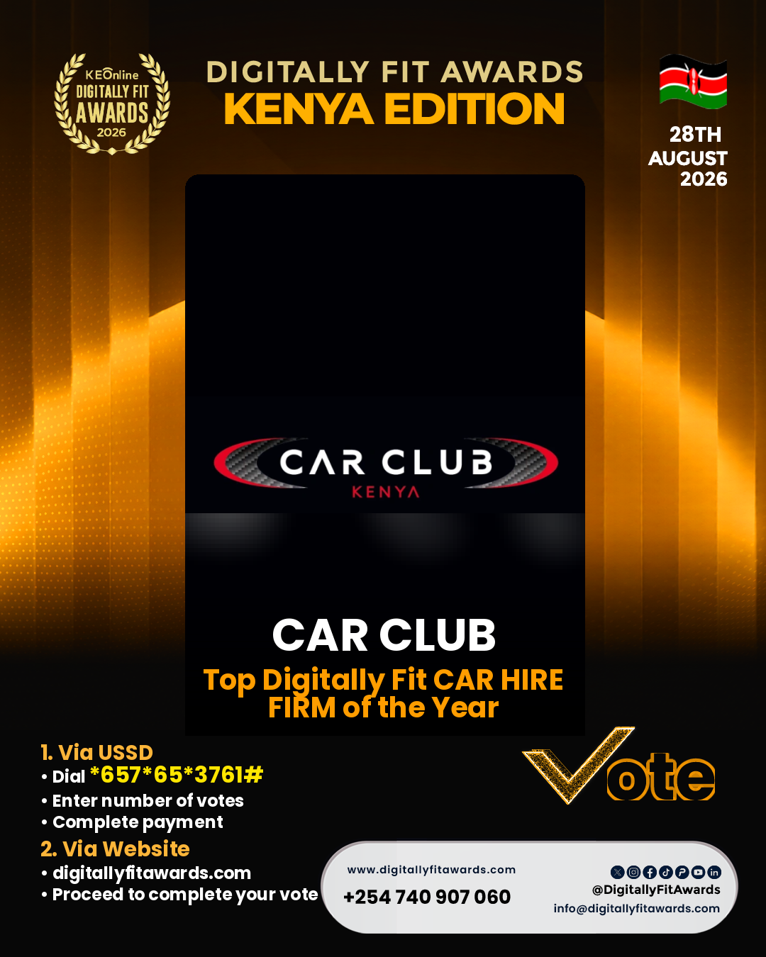 Car club poster