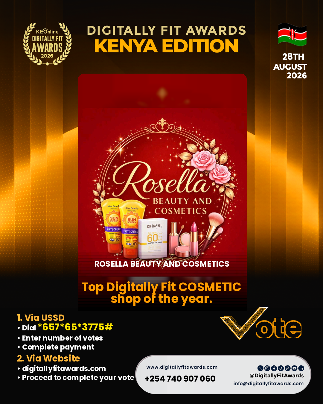 Rosella Beauty and Cosmetics poster