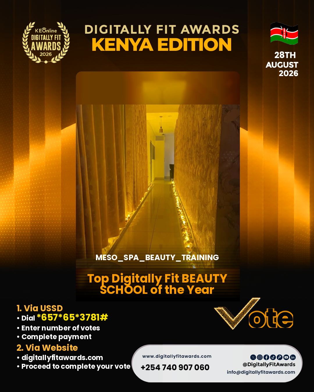 Meso_spa_beauty_training poster