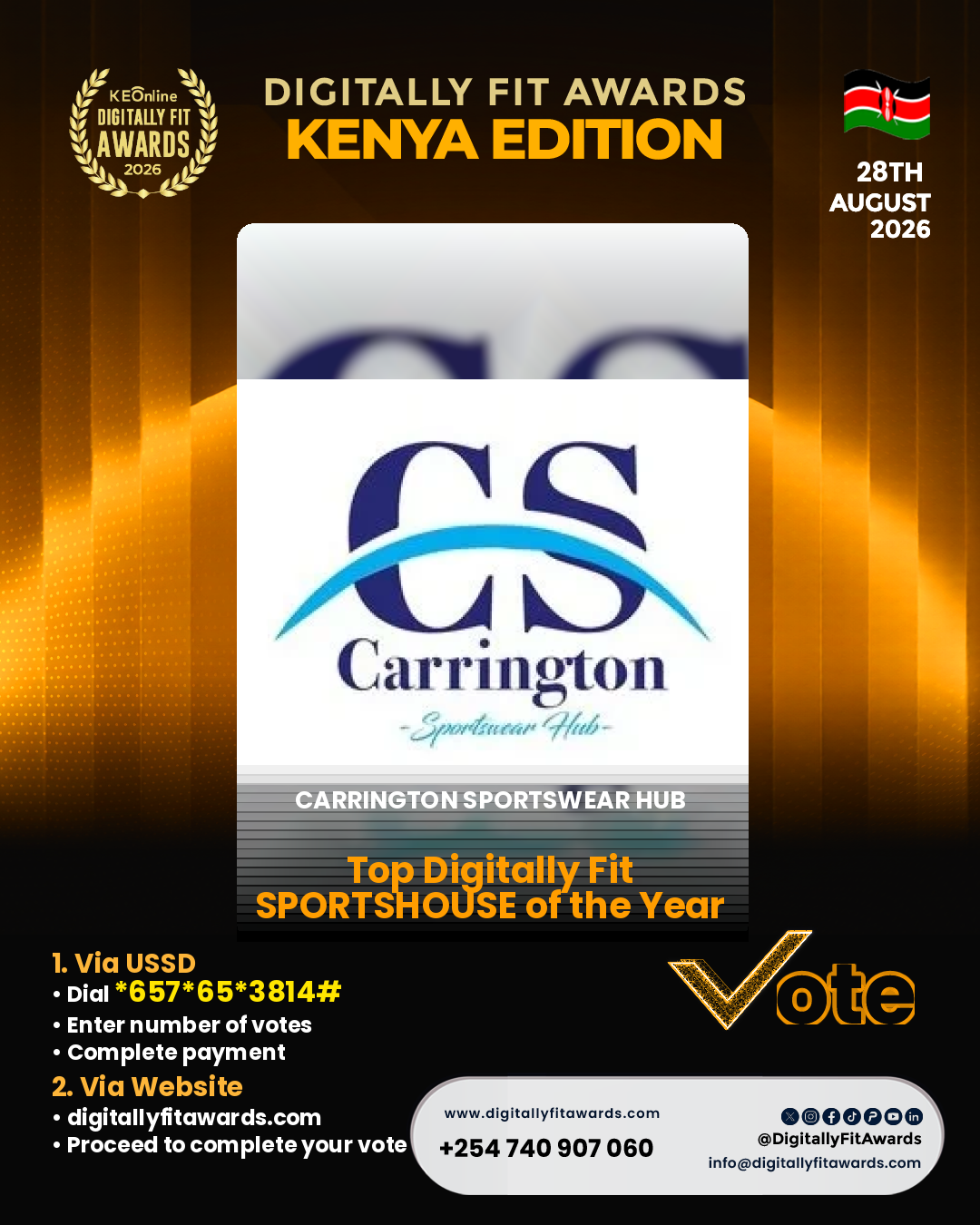 Carrington Sportswear Hub poster