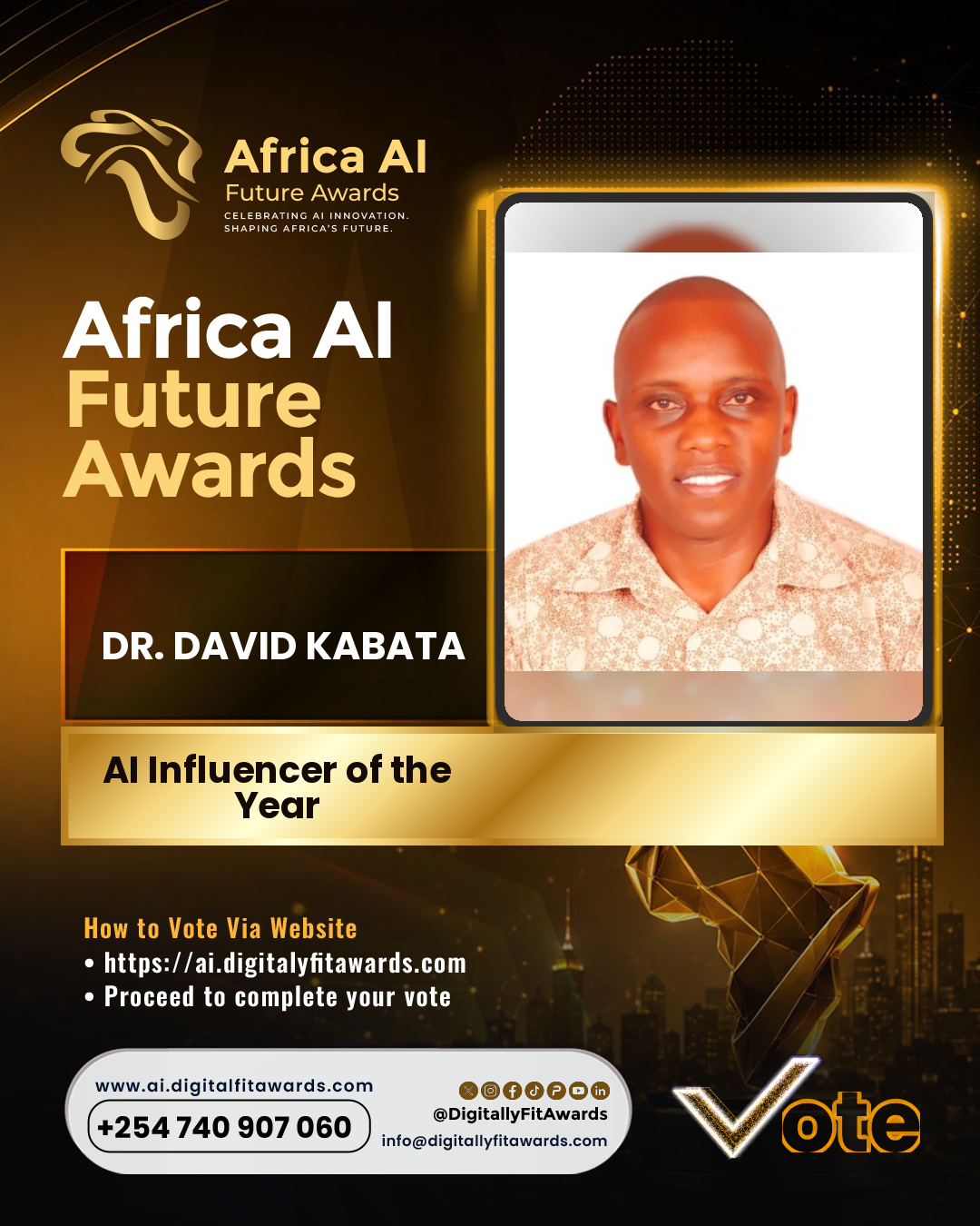 Dr. David Kabata poster