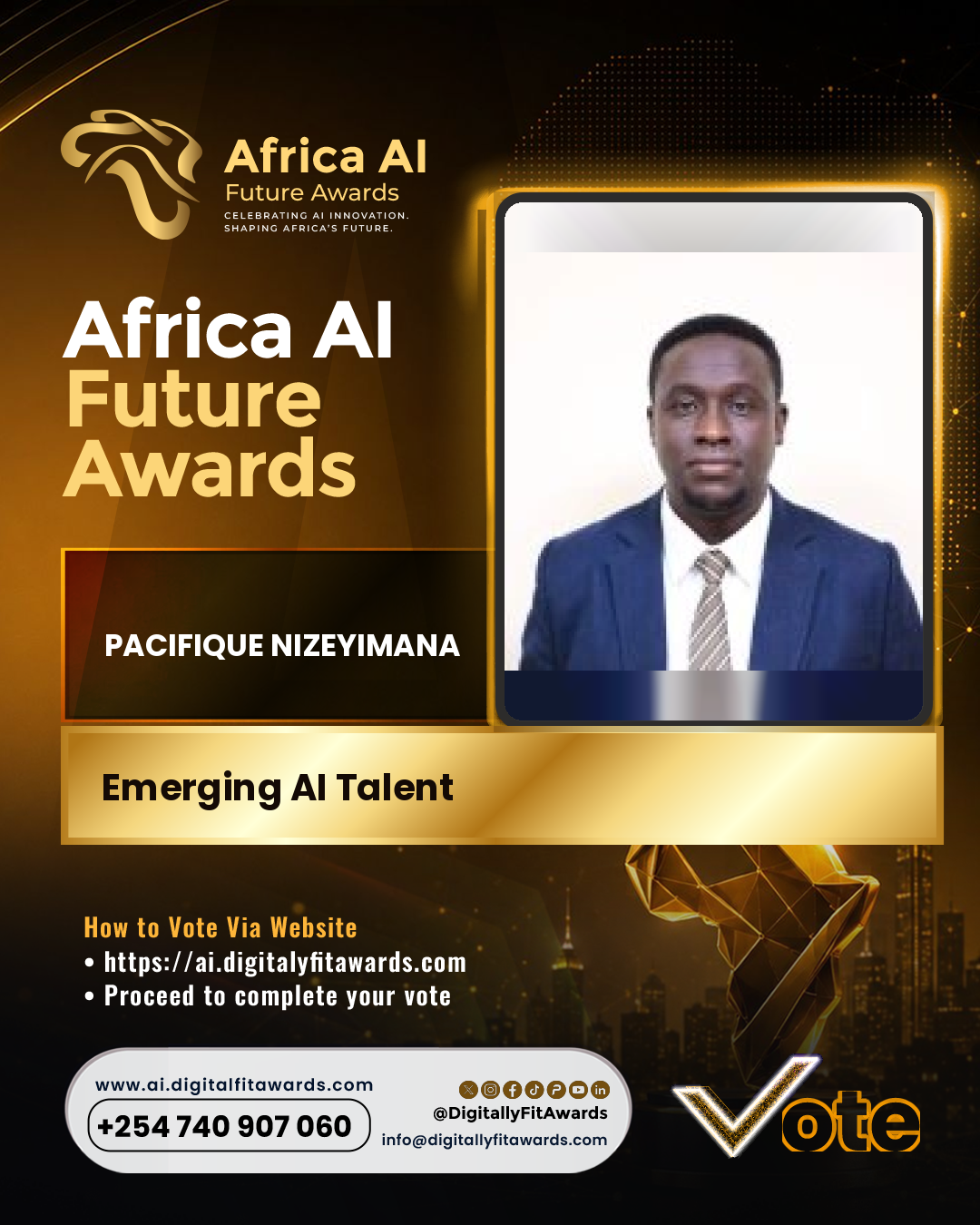 Pacifique Nizeyimana poster