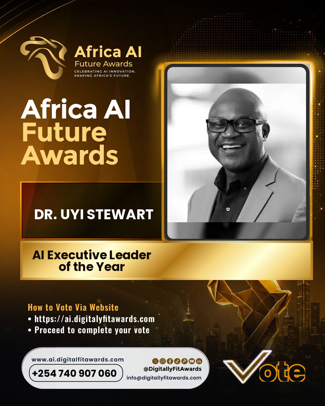 Dr. Uyi Stewart poster