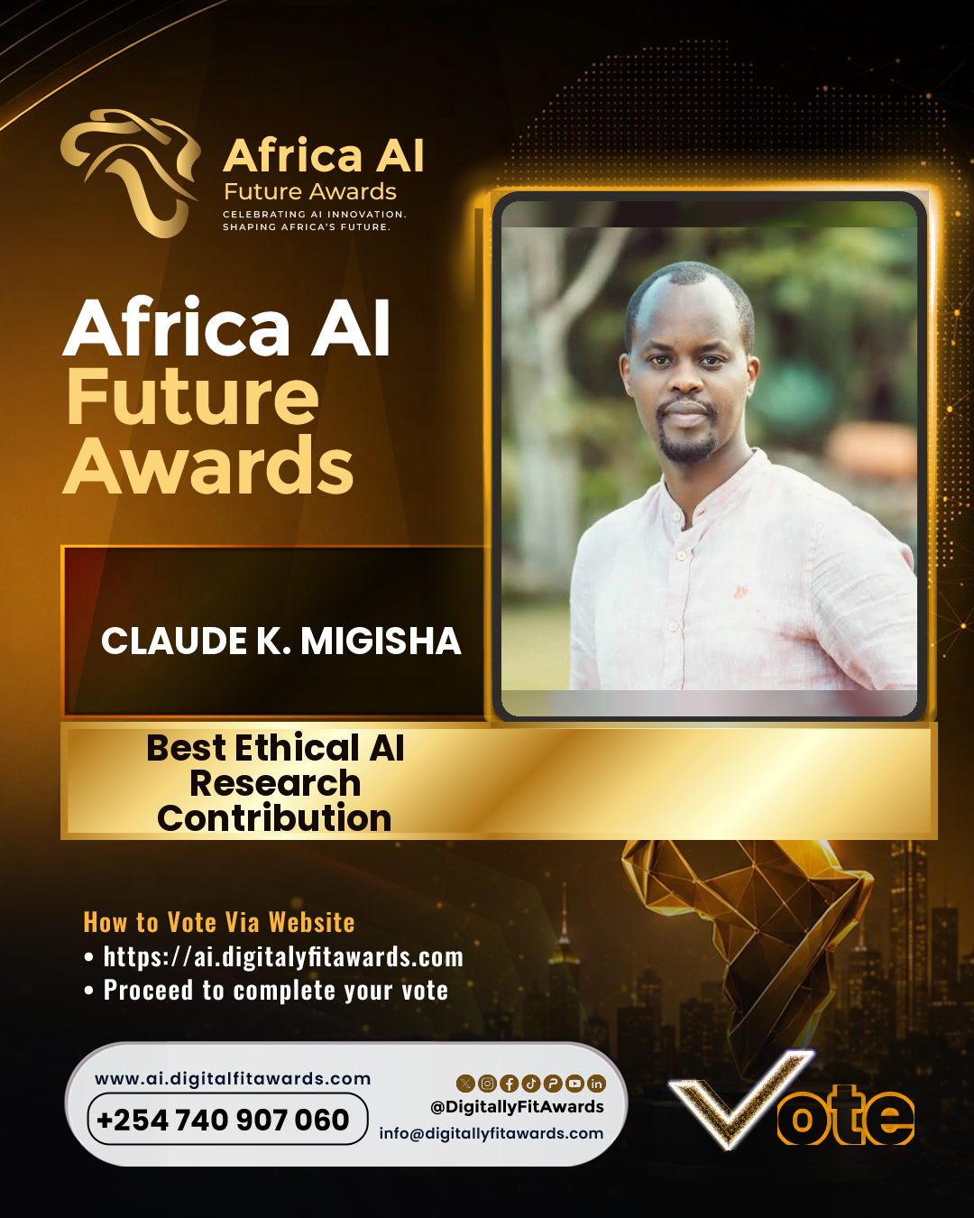 Claude K. Migisha poster