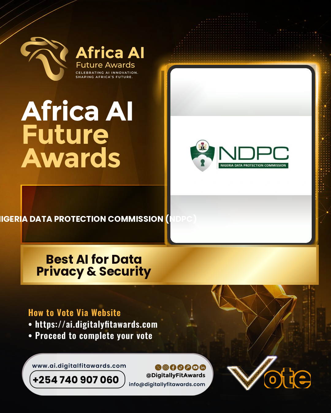 Nigeria Data Protection Commission (NDPC) poster
