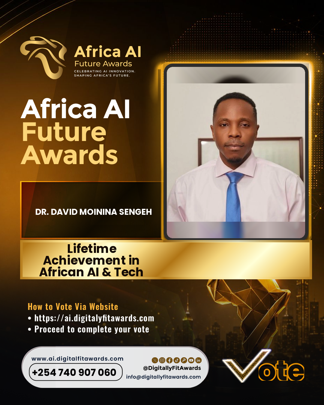 Dr. David Moinina Sengeh poster