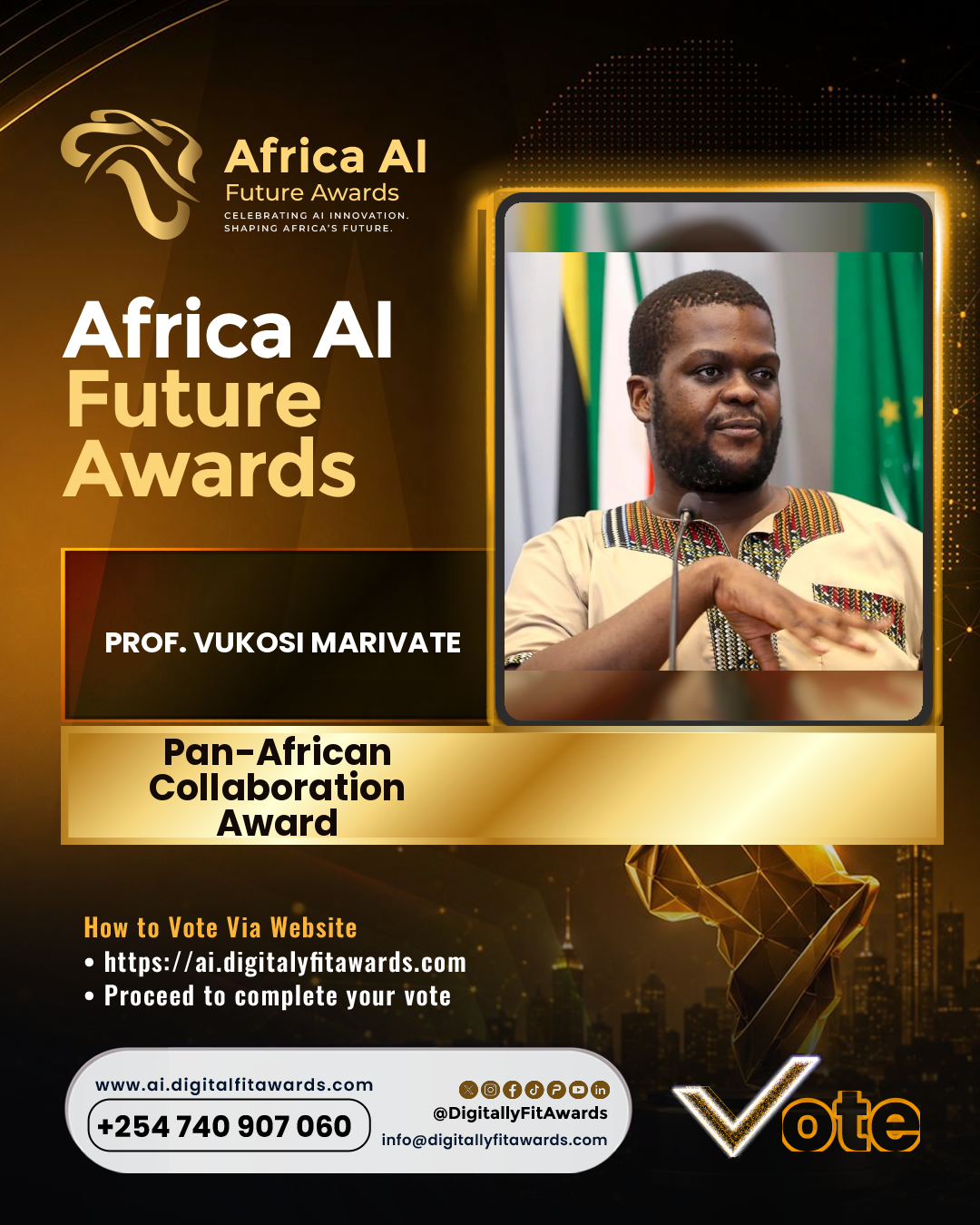 Prof. Vukosi Marivate poster
