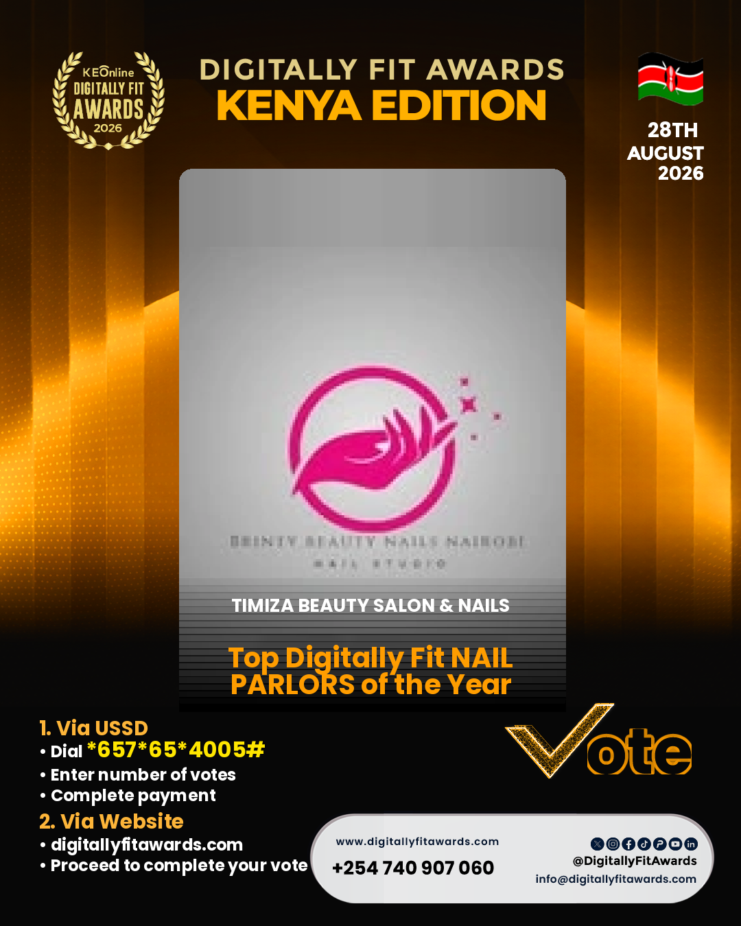 Timiza Beauty Salon & Nails poster