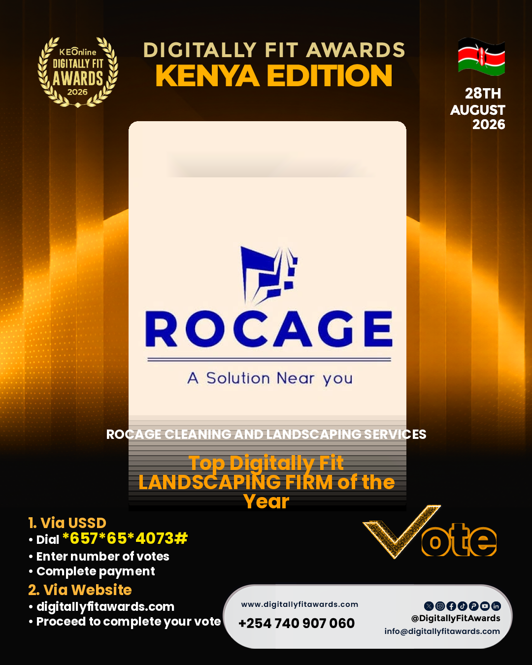 Rocage Cleaning and Landscaping Services poster