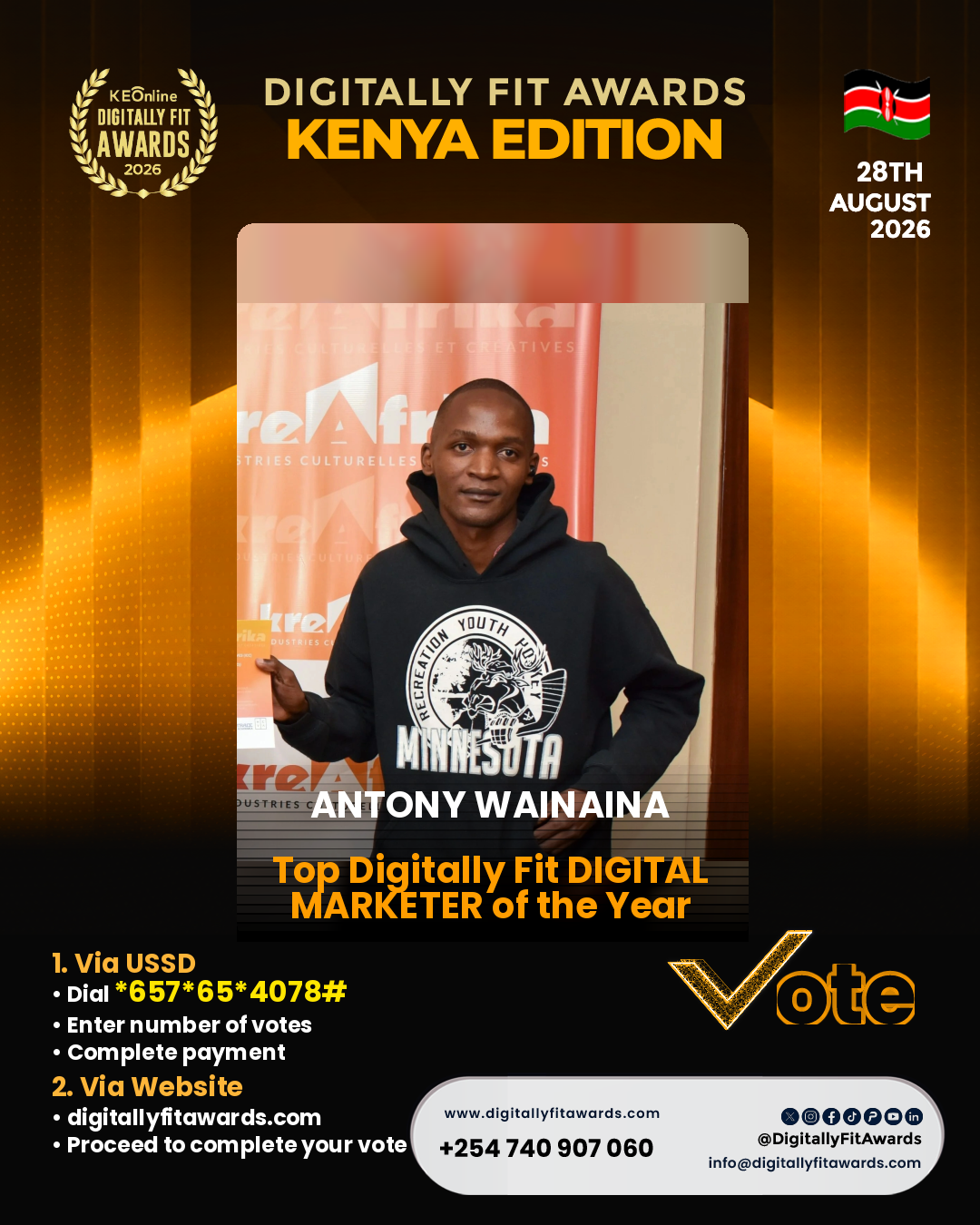Antony Wainaina poster