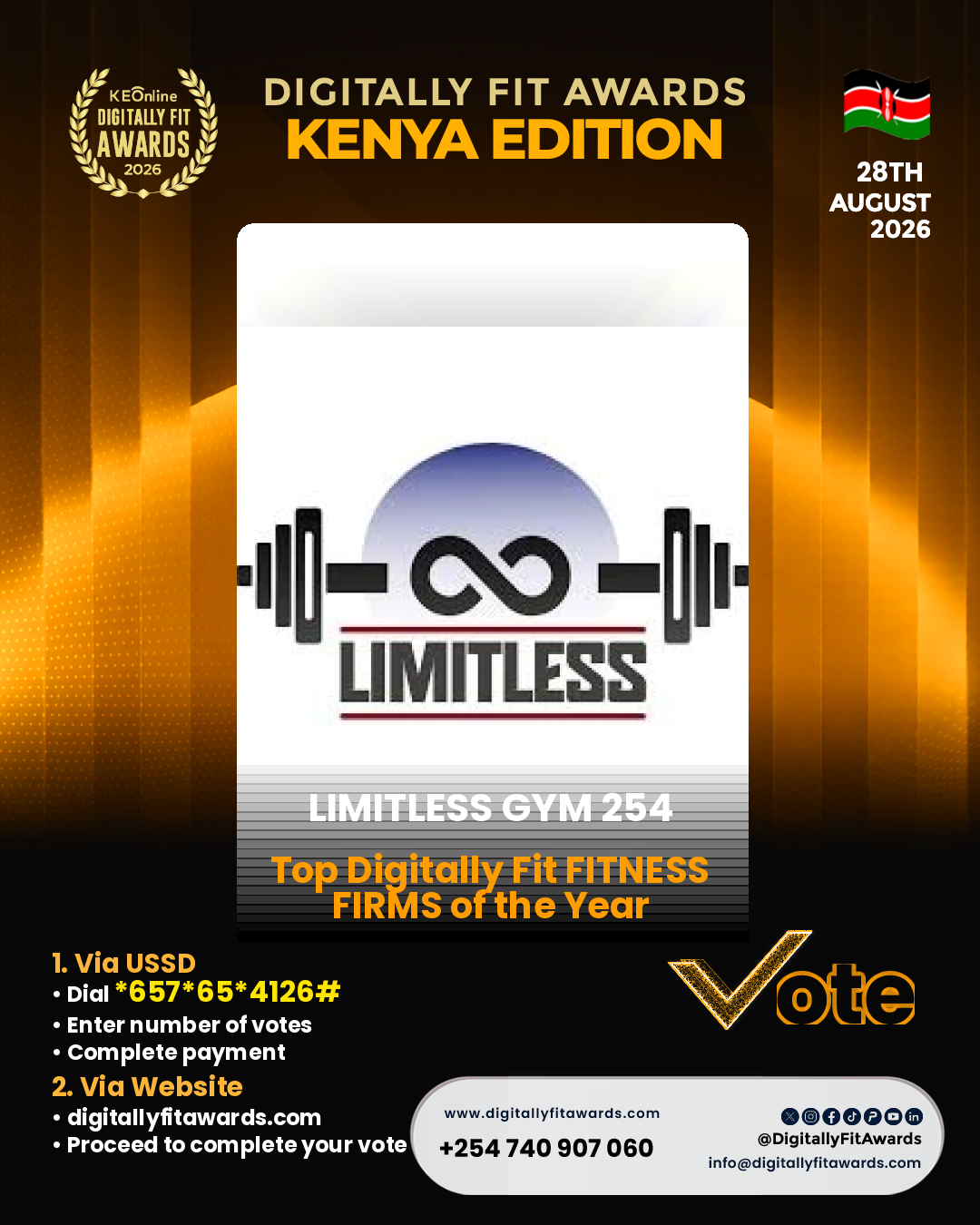 Limitless Gym 254 poster