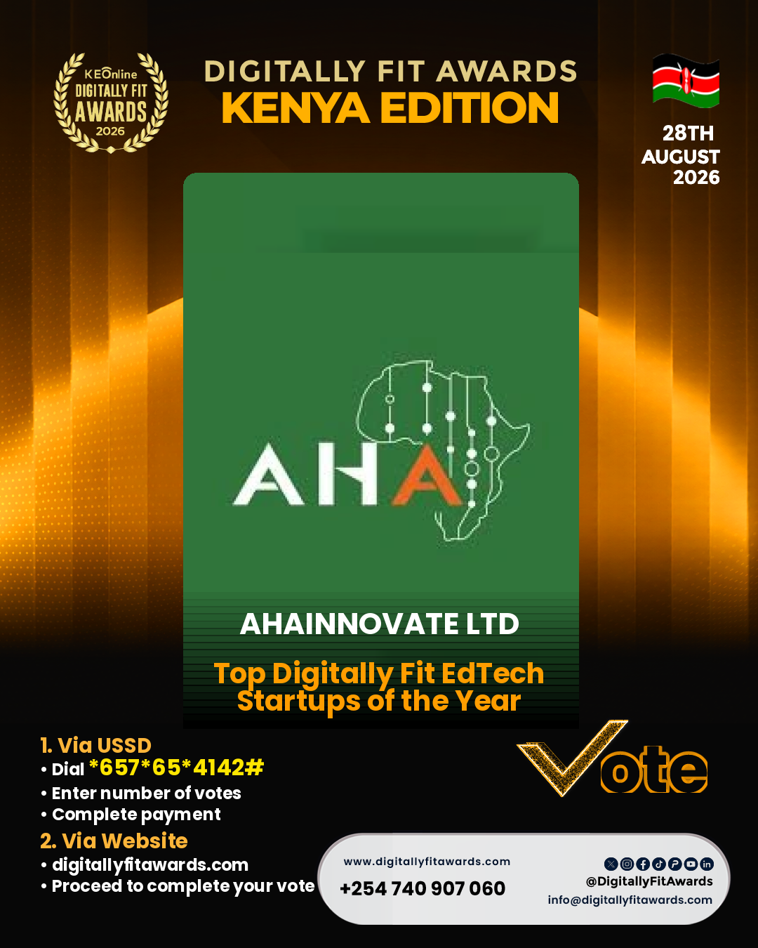 AHAINNOVATE LTD poster