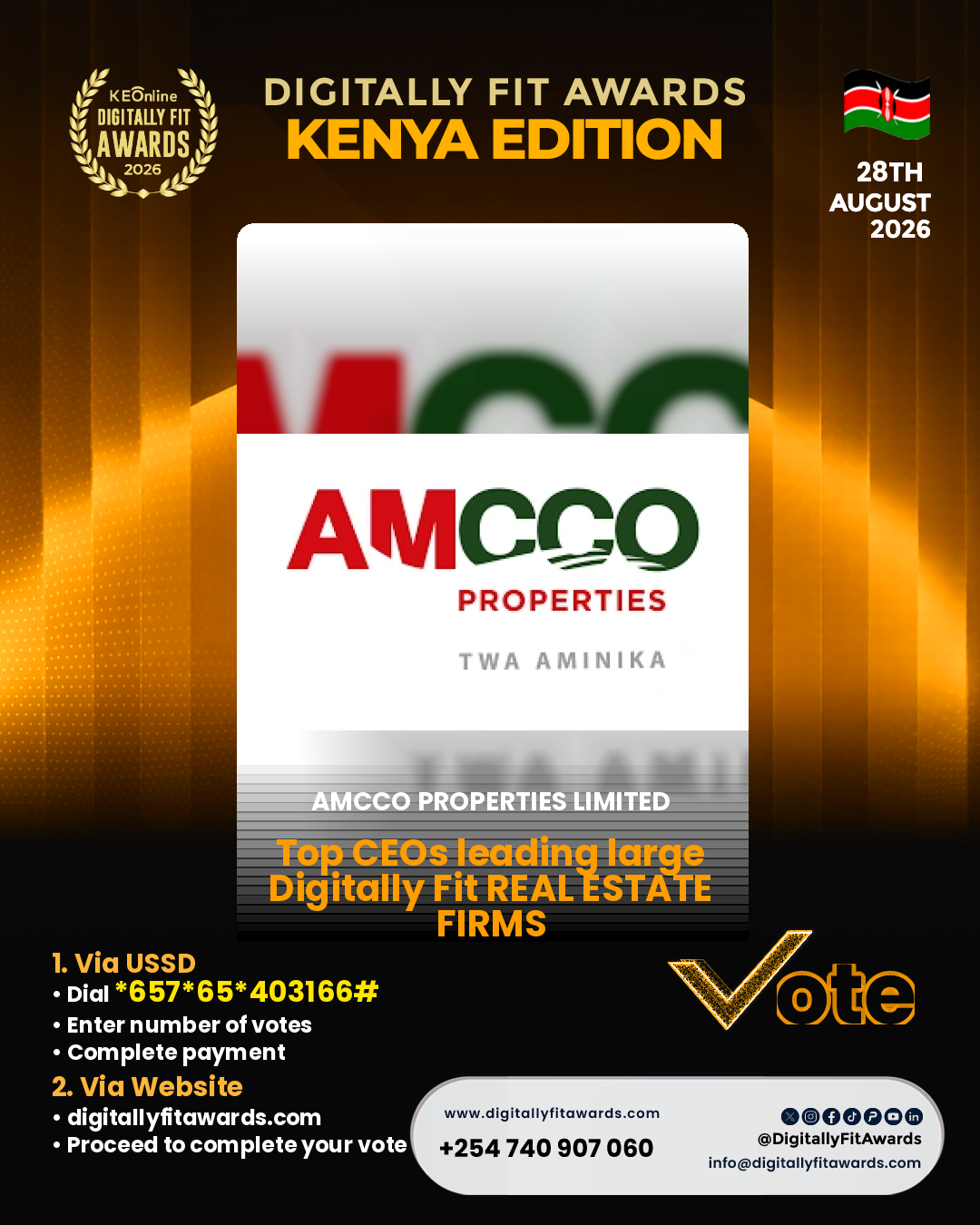 AMCCO Properties Limited poster