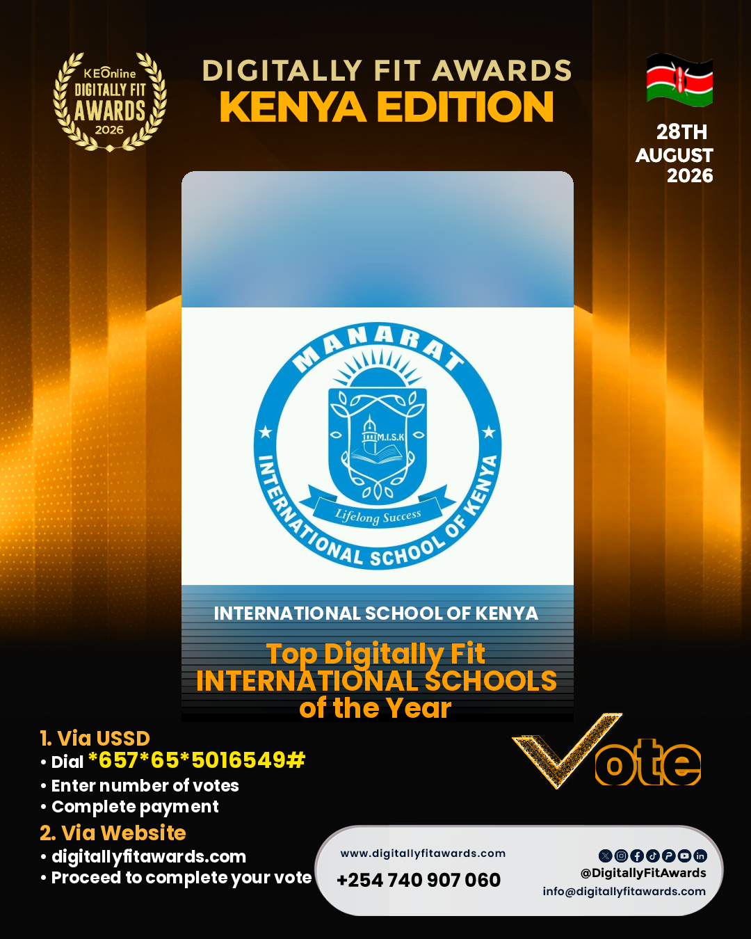 International School of Kenya poster