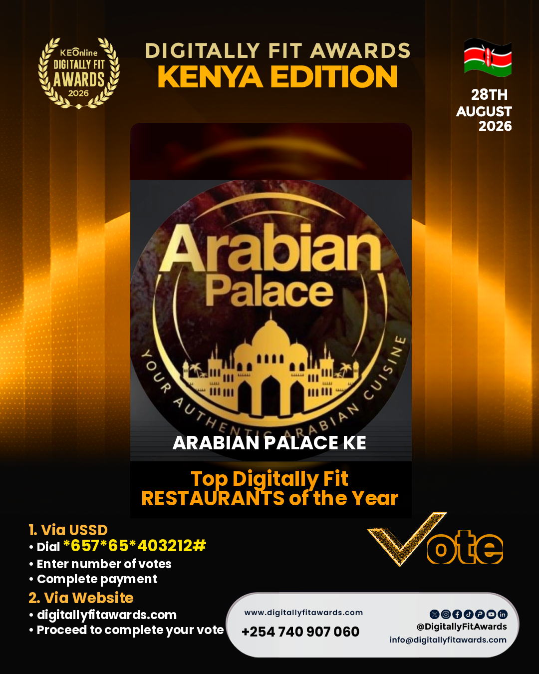 Arabian palace KE poster