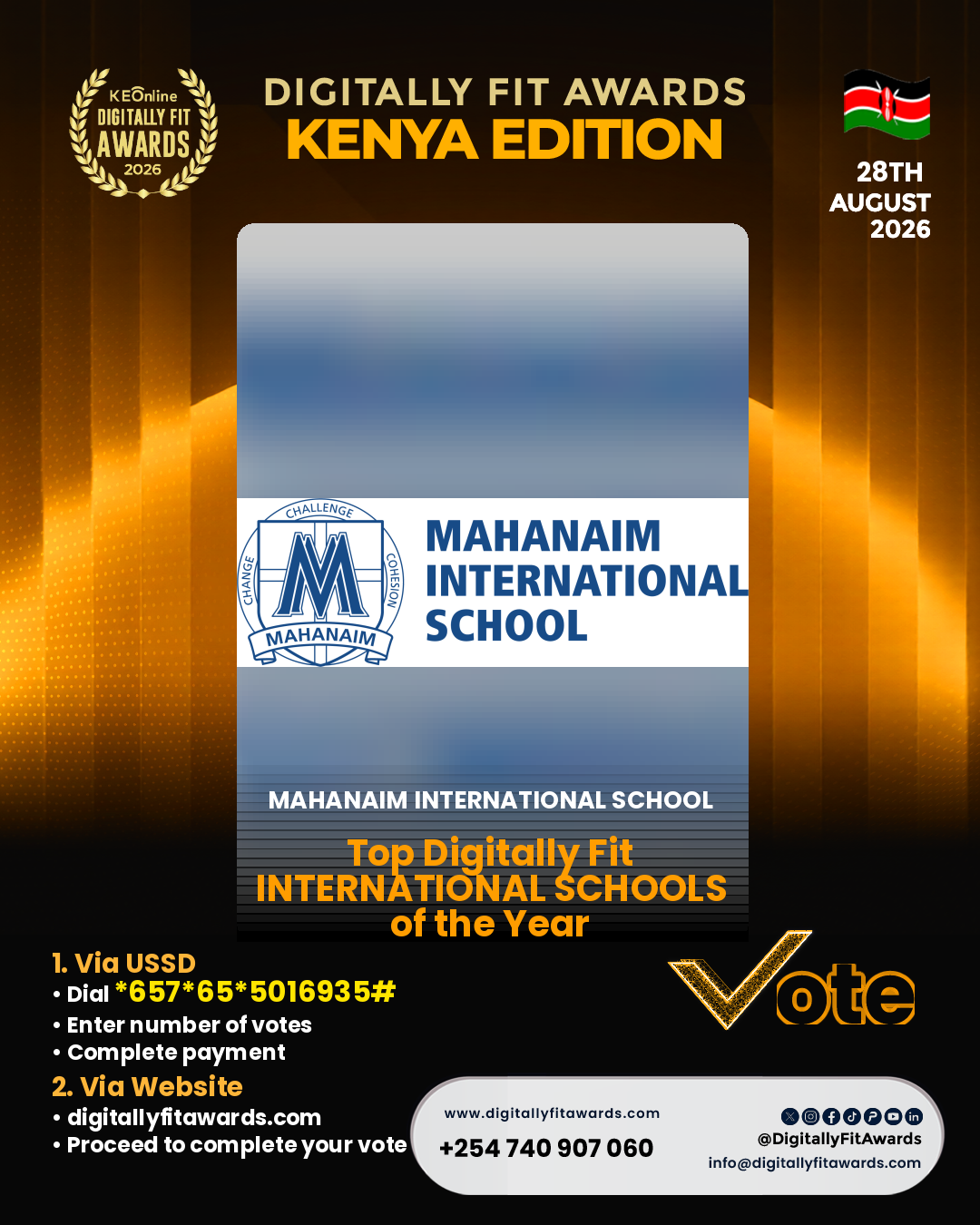Mahanaim International School poster