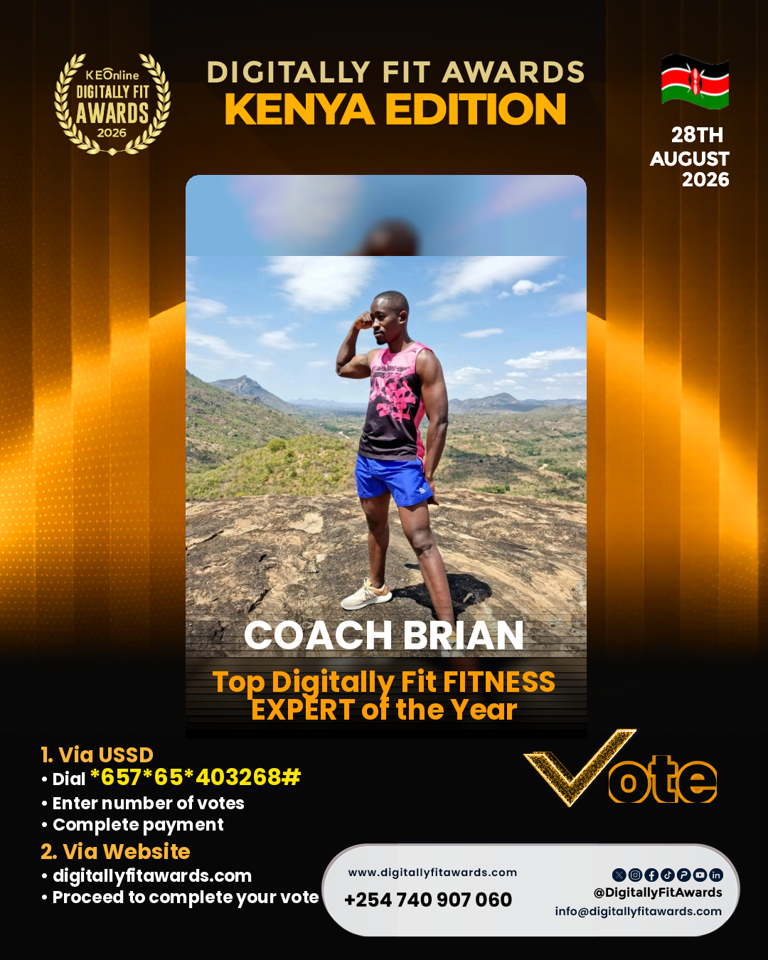 Coach Brian poster