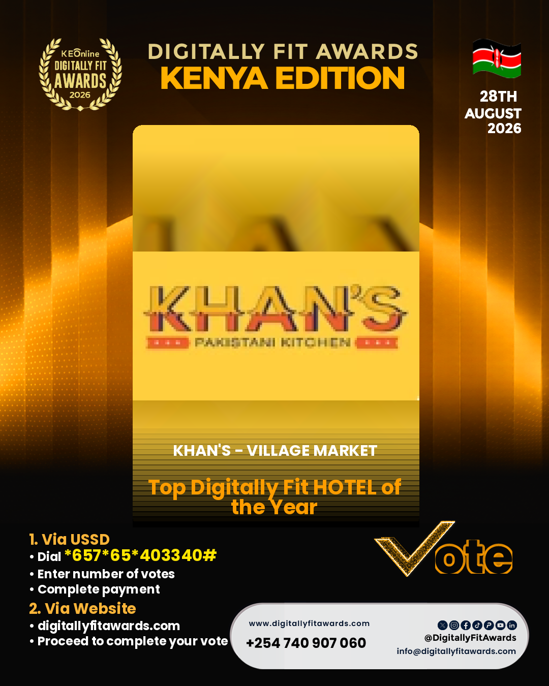 Khan's - Village Market poster