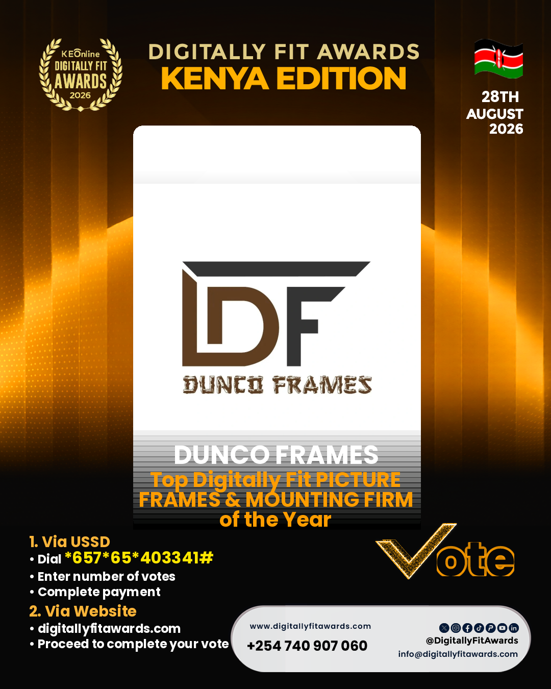 Dunco Frames poster