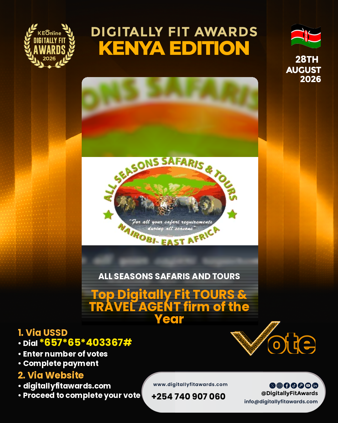 All Seasons Safaris and Tours poster